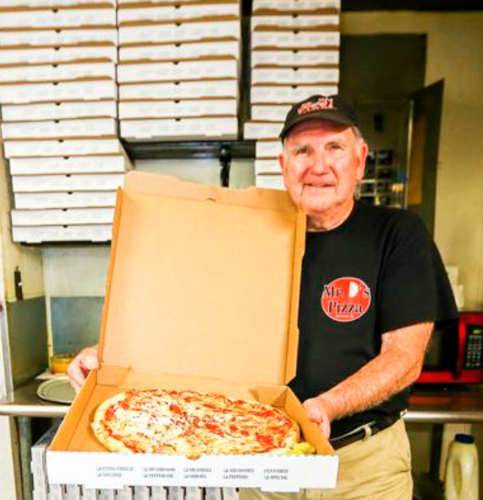 Mr d's pizza top