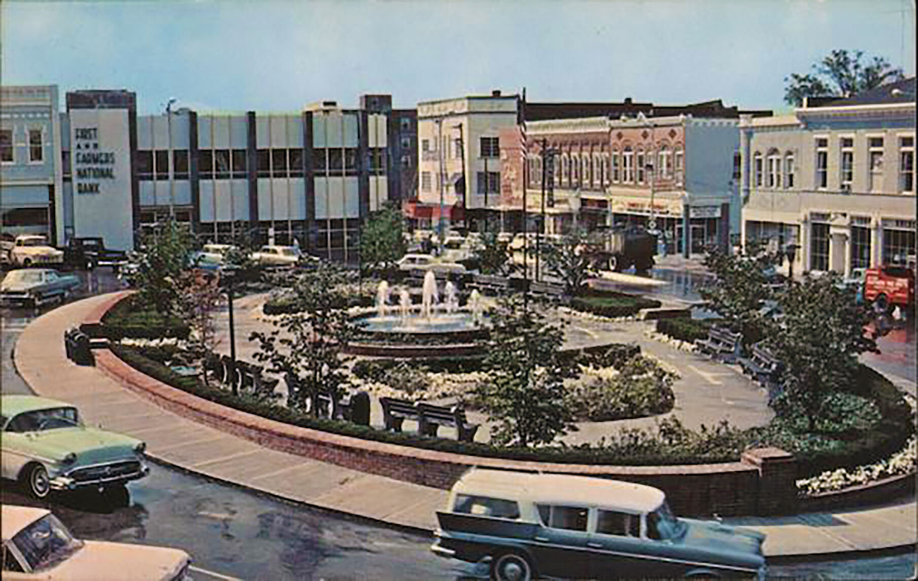 Fountain Square was saved from destruction in 1963  Community 
