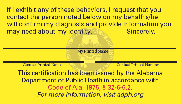 Autism Id Cards