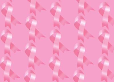 Breast Cancer awareness seamless pattern illustration of powerful