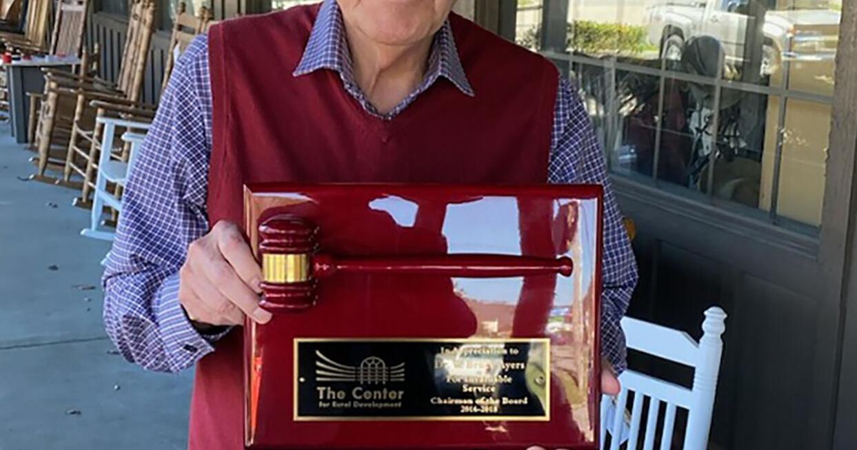 The Center for Rural Development honors former board chairman Dr. W. Bruce Ayers for service - Vimarsana News