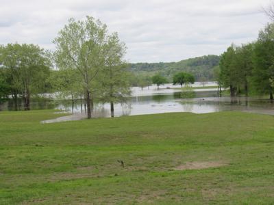 Weekend Rains Flood New Pulaski County Park Beach News Somerset Kentucky Com