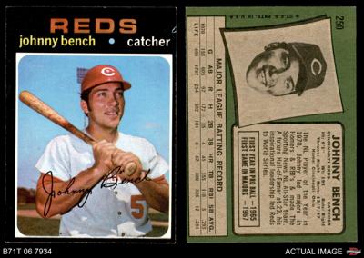 Johnny Bench Cincinnati Reds ORIGINAL card That Could 