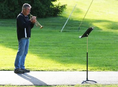 Horn Of Plenty Eagle S Nest Man Entertains Neighborhood With Patriotic Favorite News Somerset Kentucky Com
