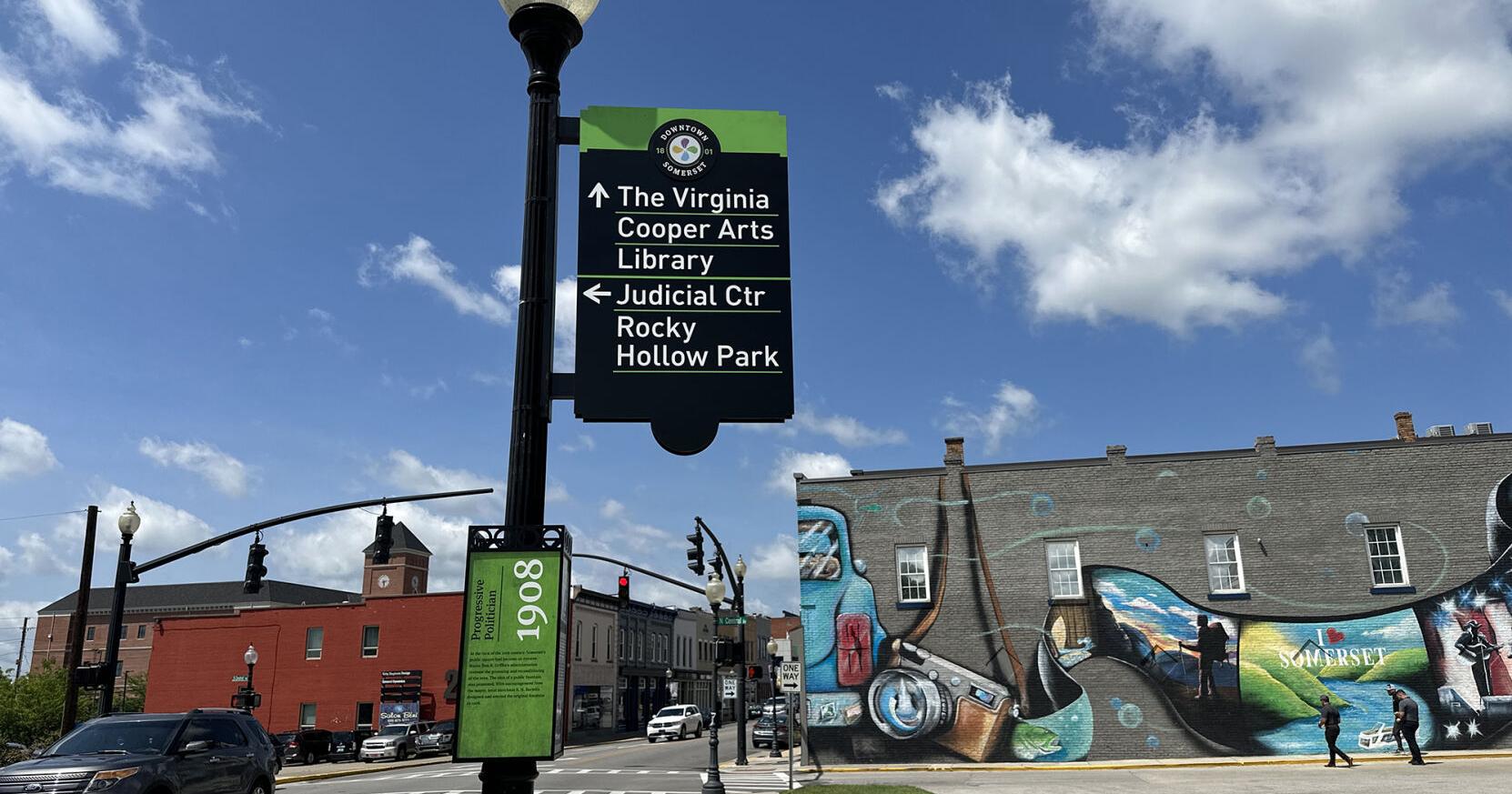 City of Somerset introduces new downtown wayfinding and placemaking system - Vimarsana News