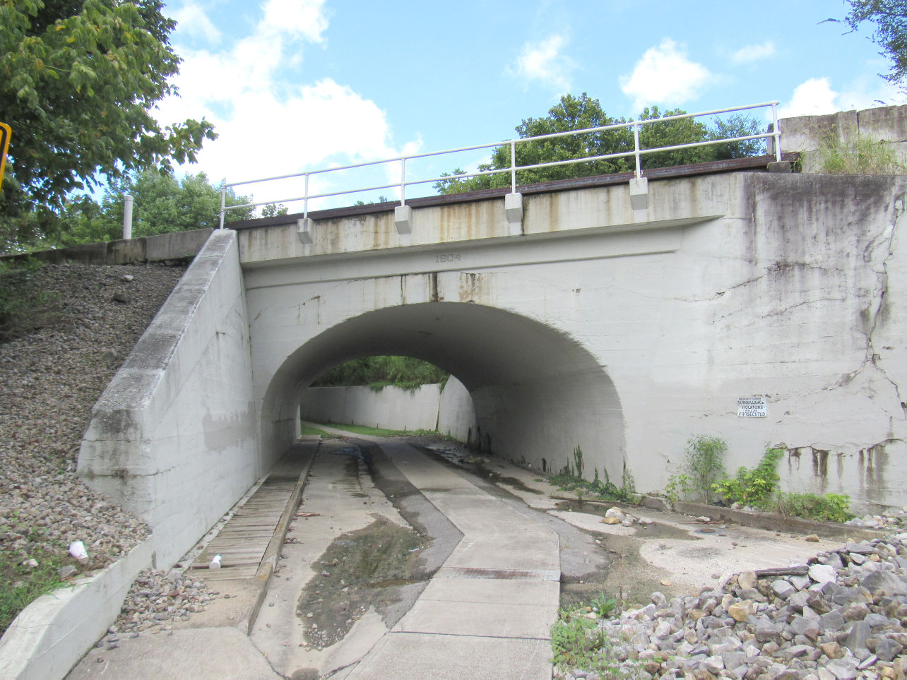 the underpass