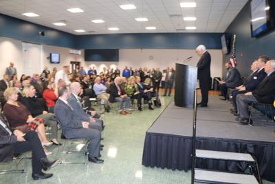 somerset rogers center kentucky hal southern university fall meece speaks auditorium rep crowd interested parties hall morning monday