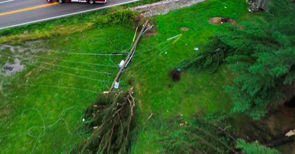 Tuesday storms result in southern Pulaski damage, water line break with flooding in Somerset