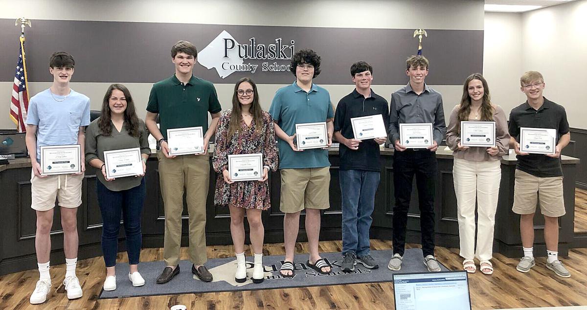 Pulaski School Board awards highest achievers | News | somerset-kentucky.com