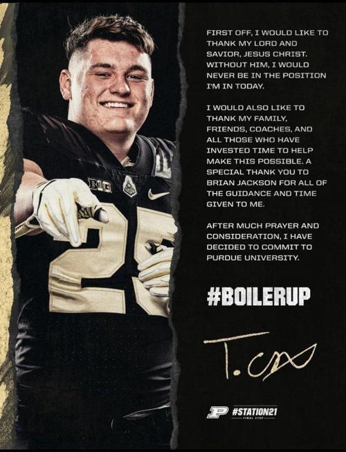 Tristan Cox Commits To Purdue University Sports Somerset Kentucky Com Tristan Cox Commits To Purdue University Sports Somerset Kentucky Com
