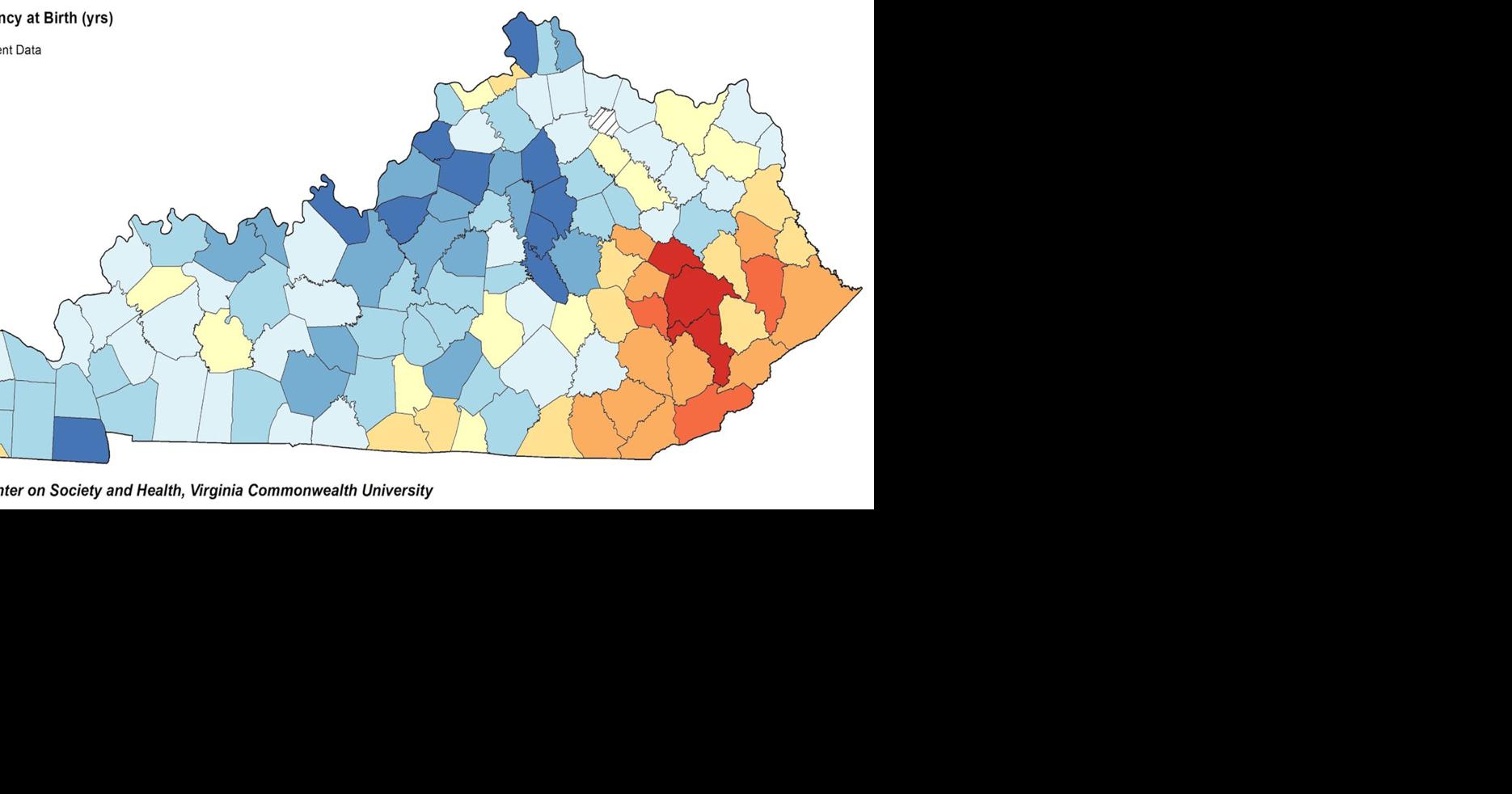 Life expectancy in eastern Kentucky lower than any other part ...
