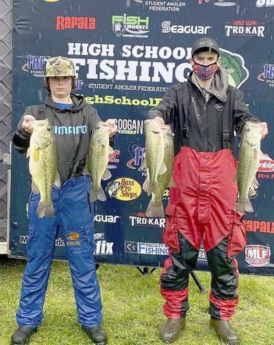 Chanler Brake, Landon Brake place 4th in Bass Fishing Region