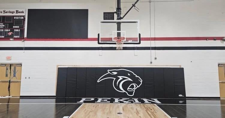 Pekin high school gym gets a new look ahead of school year