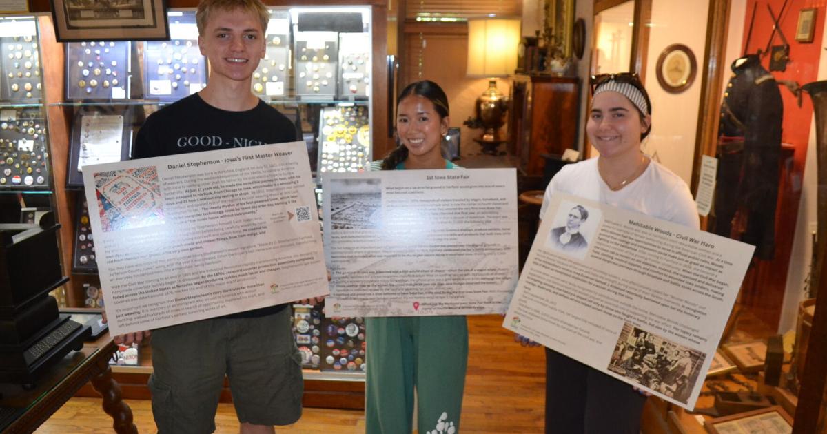 Visitors bureau interns create informative signs for Carnegie Museum