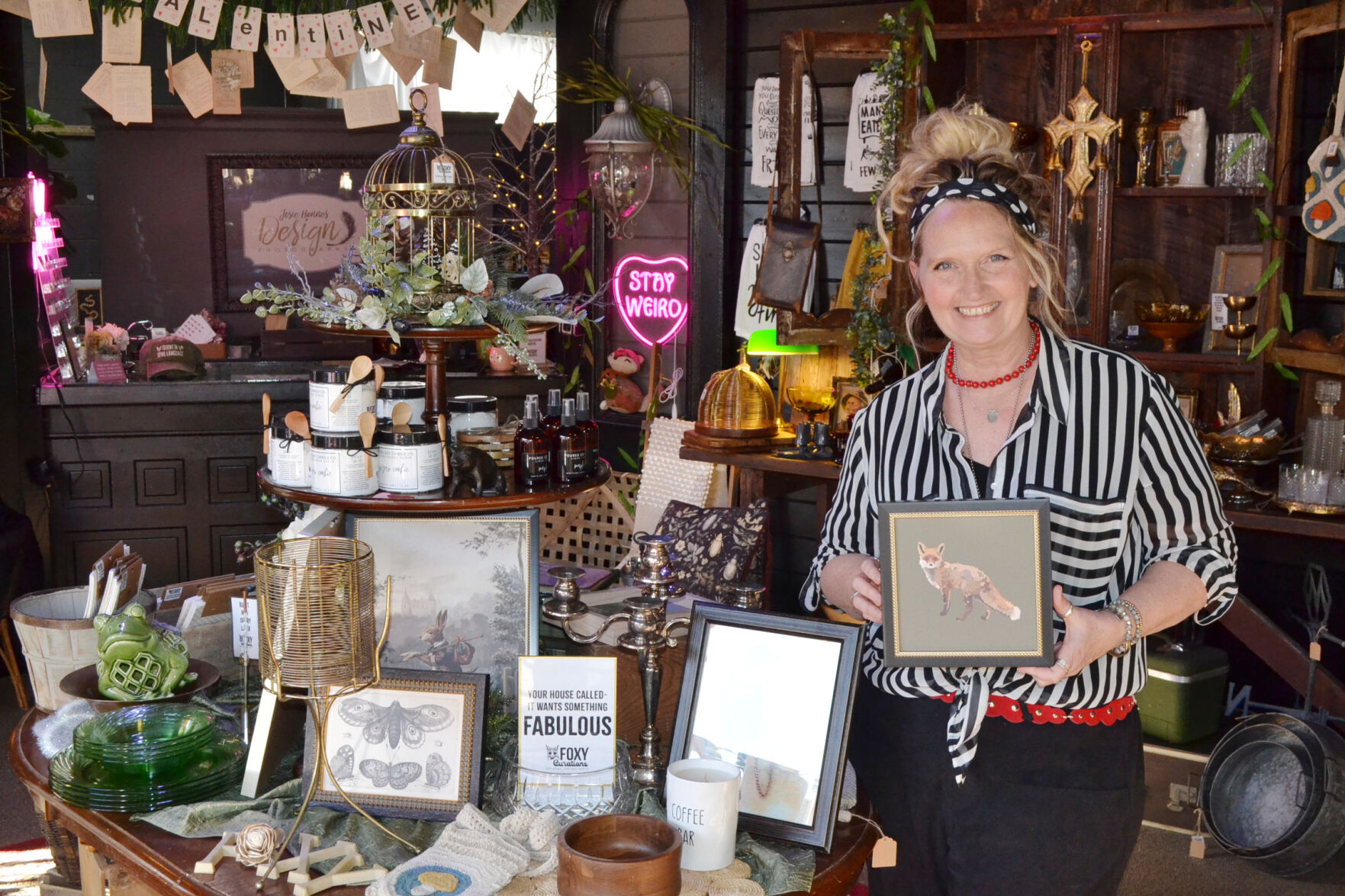 Josie Hannes opens new shop Foxy Curations in downtown Fairfield