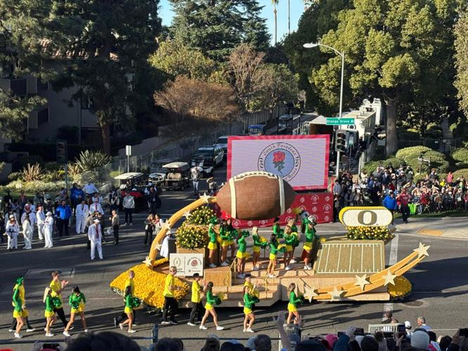 Oregon Rose Float Victor floral designer builds Rose Bowl Parade floats | Do-not-import ...
