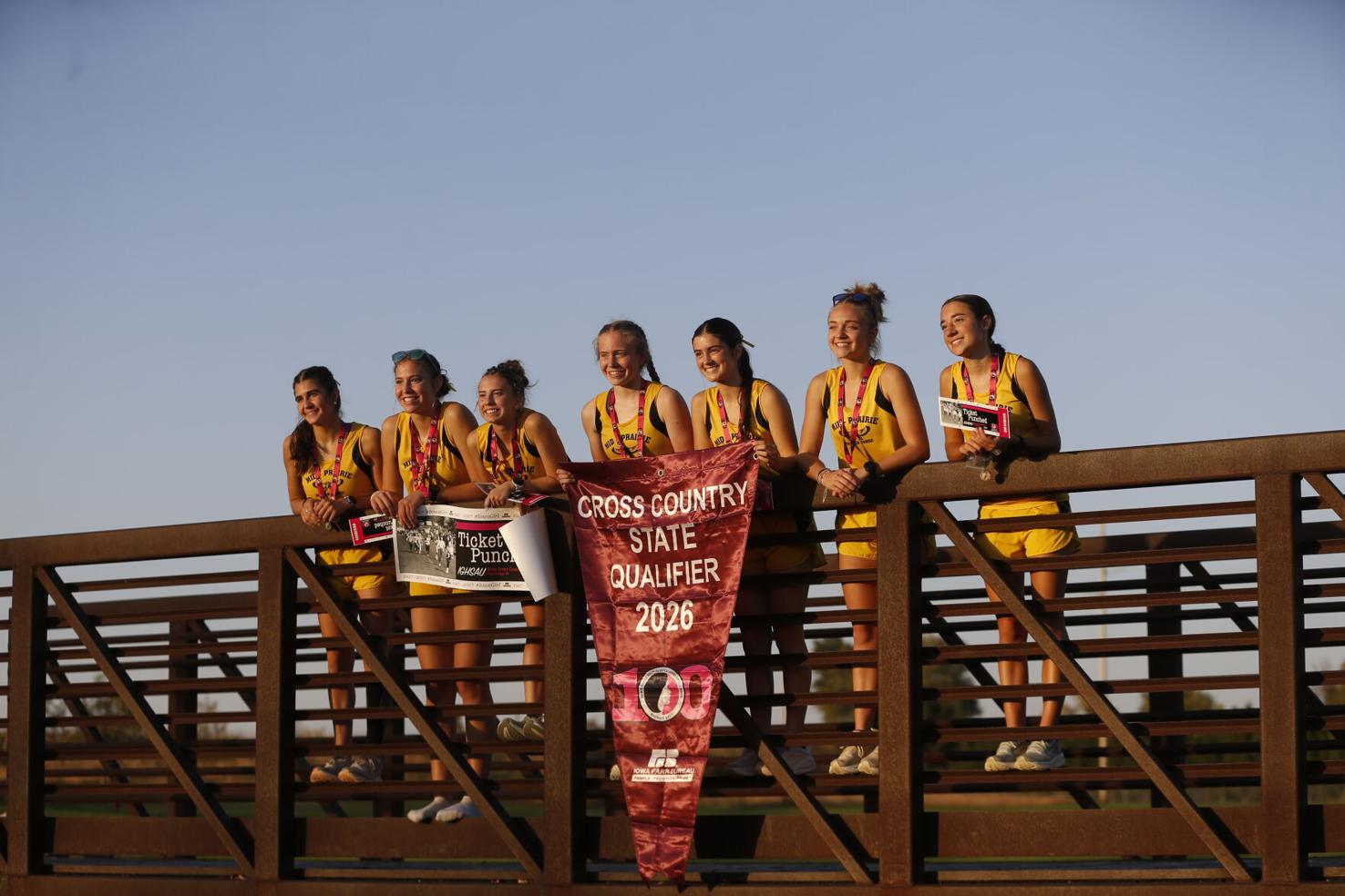 Wolf Team Racing ‘Wolf pack’ of Mid-Prairie girls runners win 2A state qualifier ...