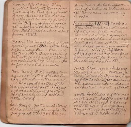 Column Grandfather’s WWI diary reveals impact of war News