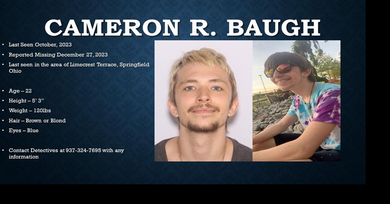 Springfield missing adult: Police ask Ohioans for help finding Cameron ...
