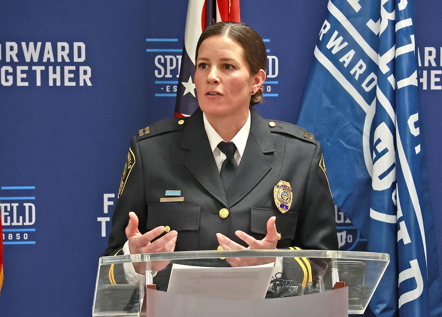 Springfield Police Chief Springfield police chief: Allison Elliott promises
