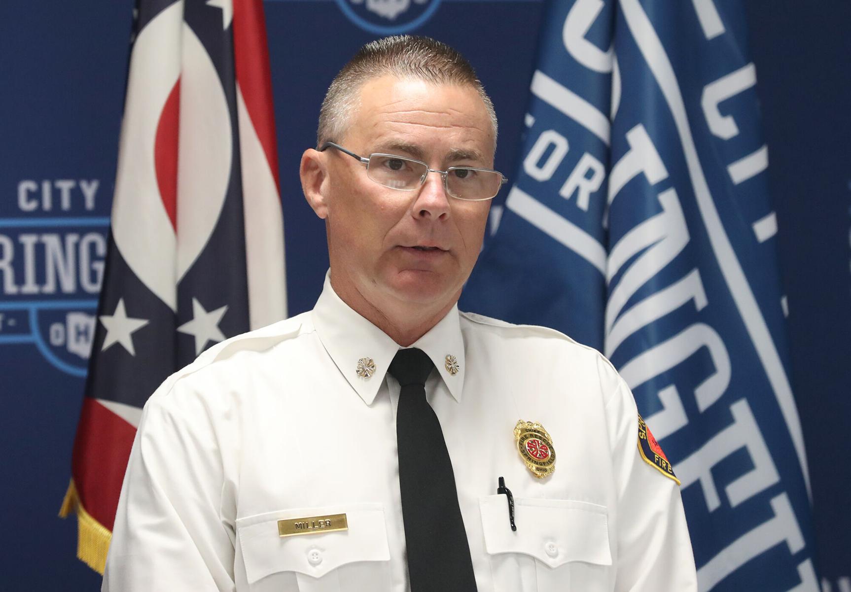 Springfield Fire Chief Springfield firefighter injures neck, in stable condition following ...