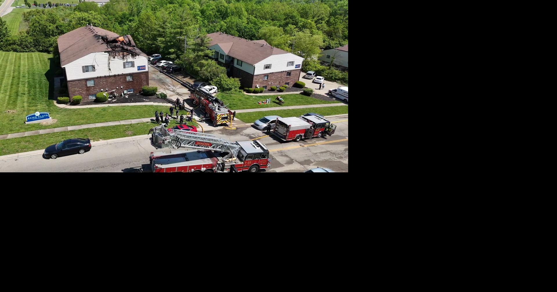 Responders fight fire on Gordon Smith Boulevard in Hamilton ...
