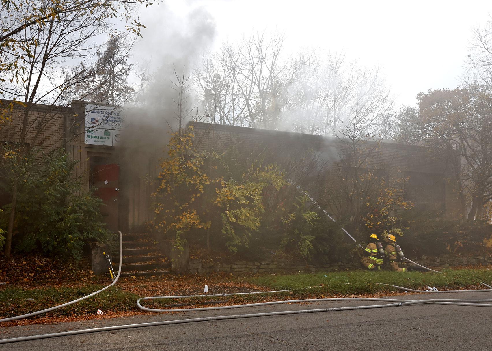 Crews battle fire at abandoned industrial building in Springfield ...
