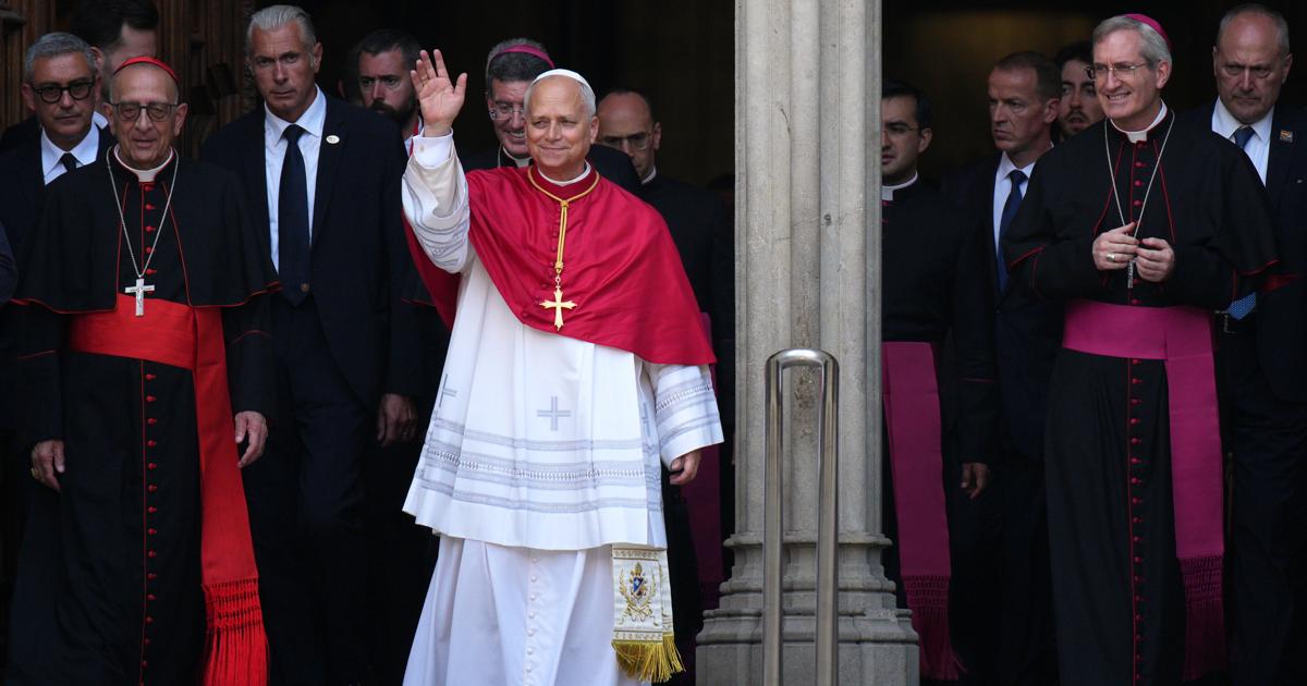 Pope Leo XIV gets caught up in Spains great debates over soccer and language