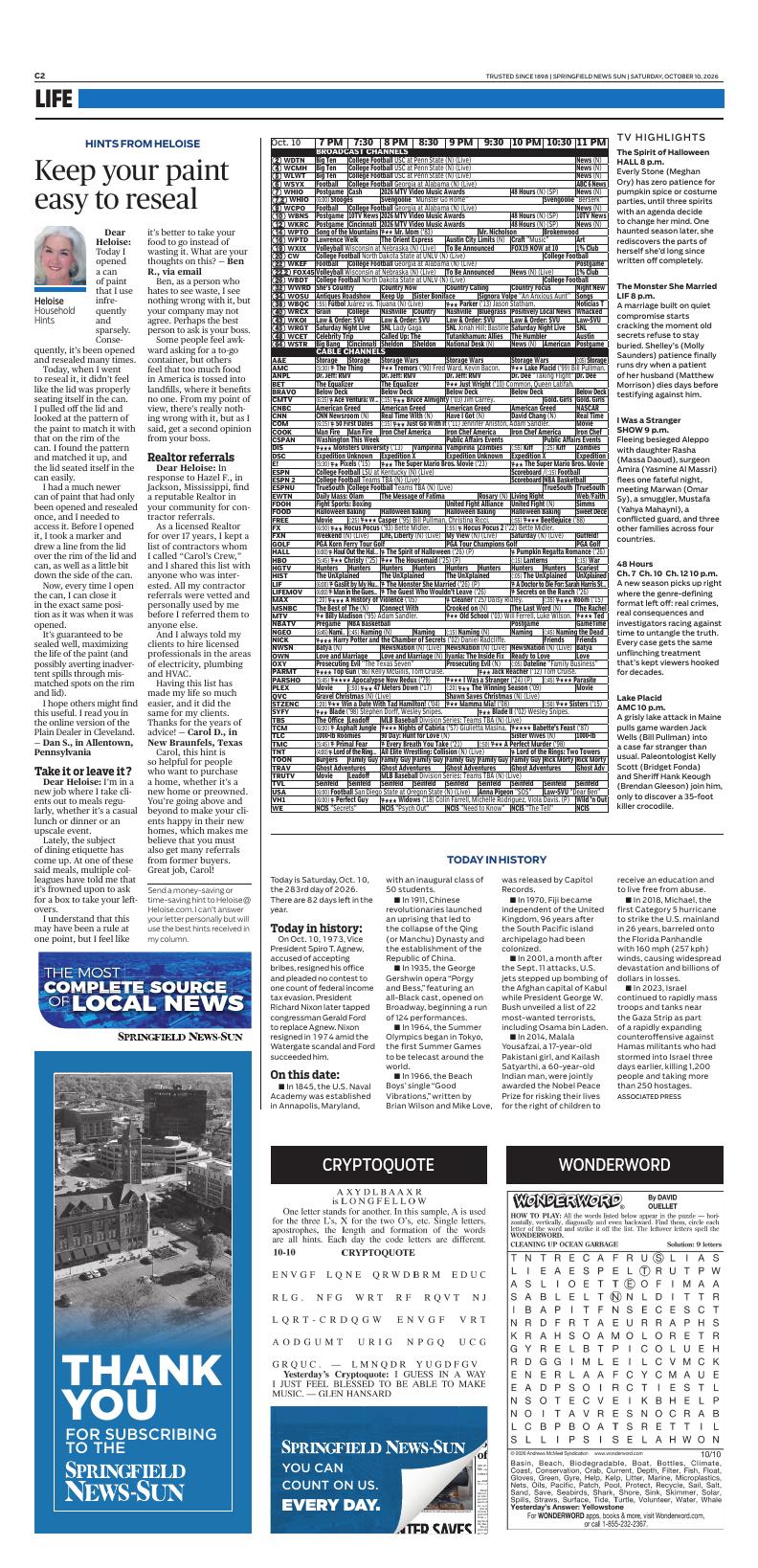 Page C2 | ePaper | springfieldnewssun.com