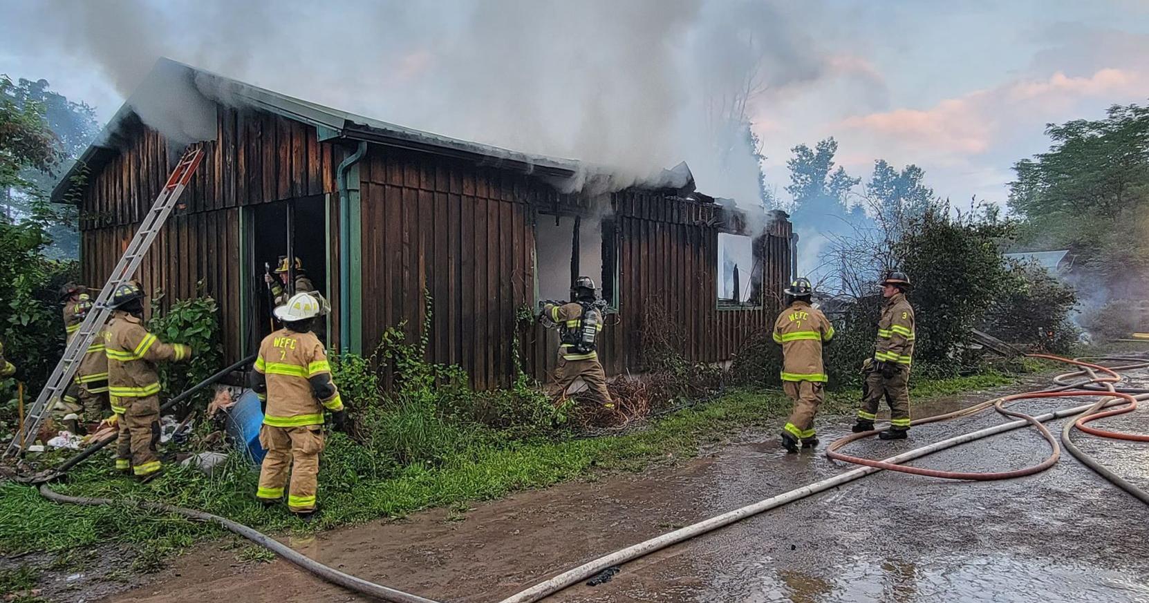 Flames level Union County home - Vimarsana News