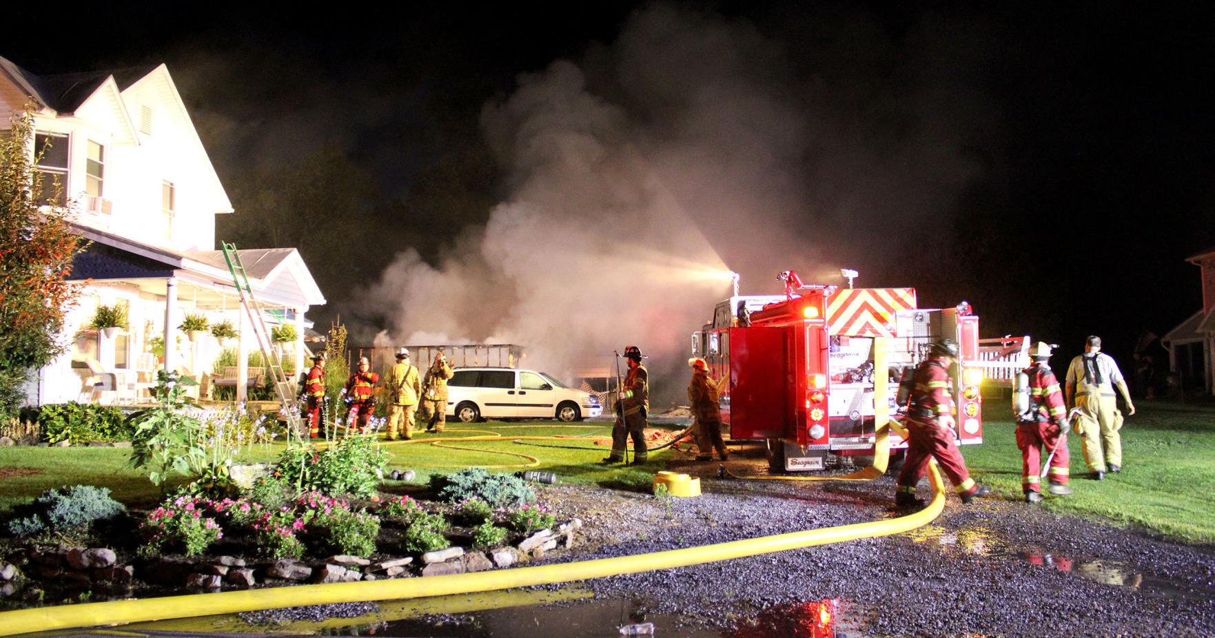 Flames level Allenwood garage - Vimarsana News