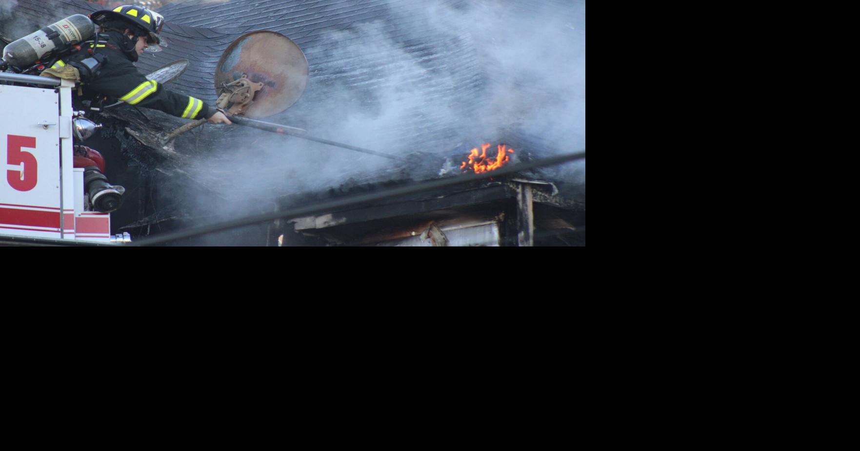 Flames rip through Milton home