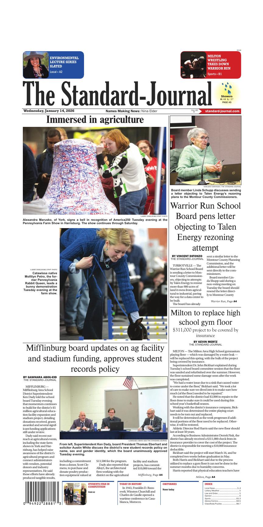 Page A1 | e-Edition | standard-journal.com