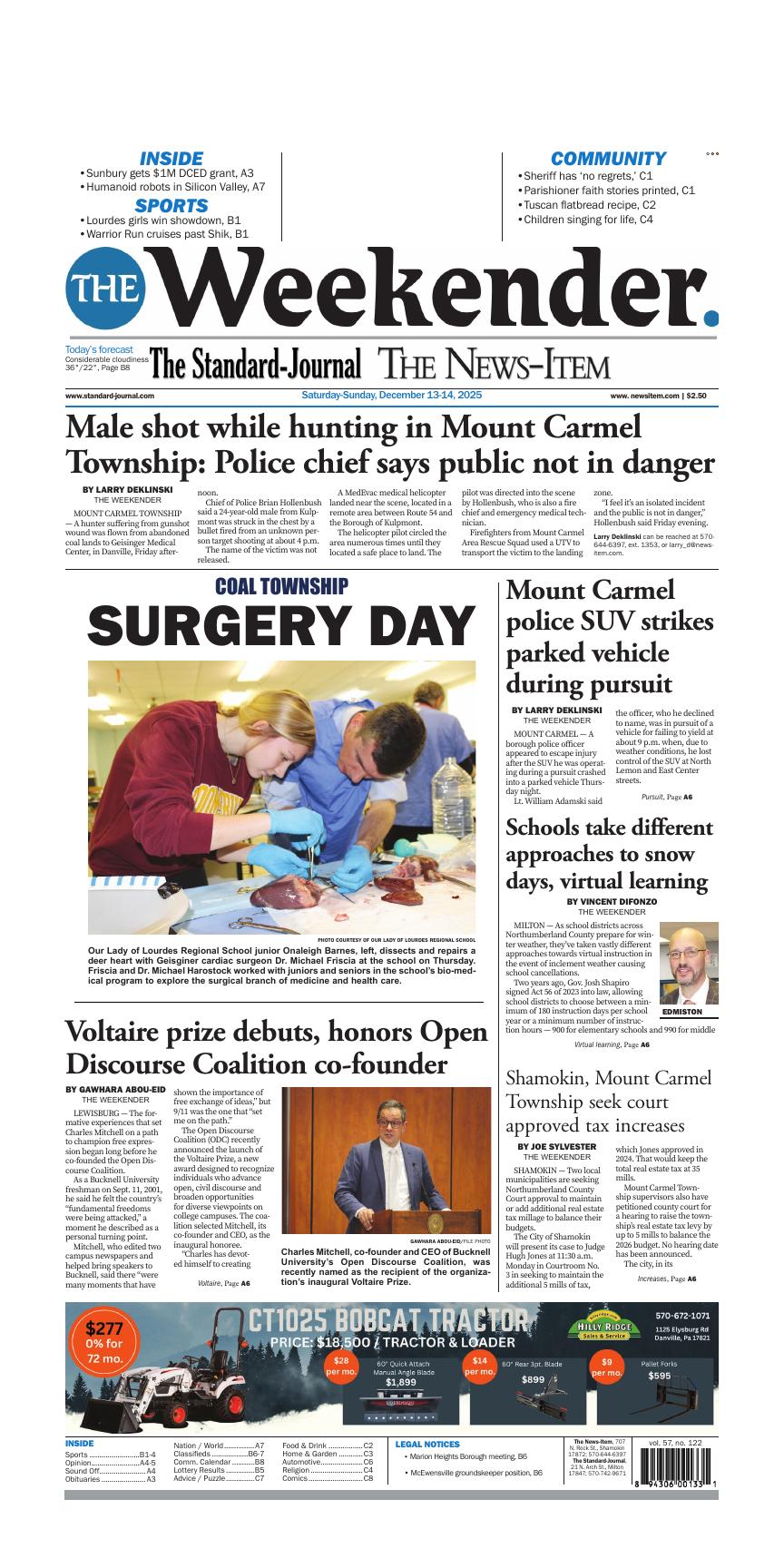 Page A1 | e-Edition | standard-journal.com