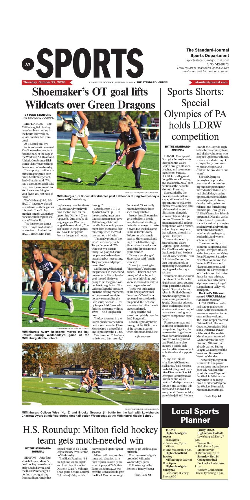 Page A6 | e-Edition | standard-journal.com