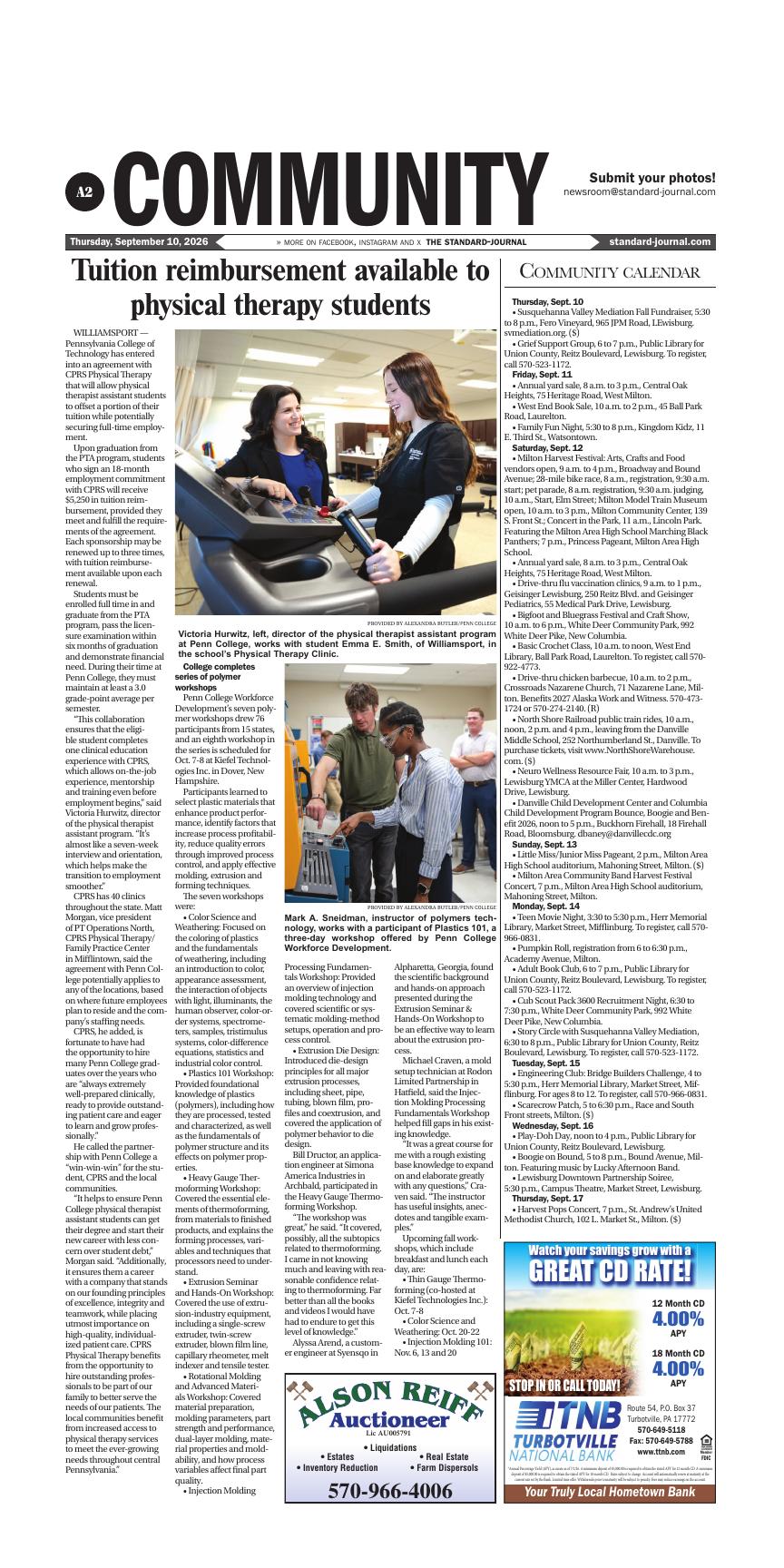 Page A1 | e-Edition | standard-journal.com