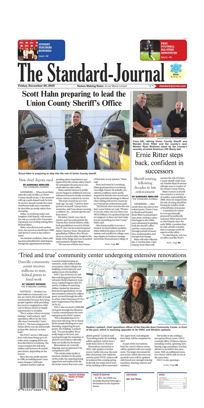 Page A1 | e-Edition | standard-journal.com
