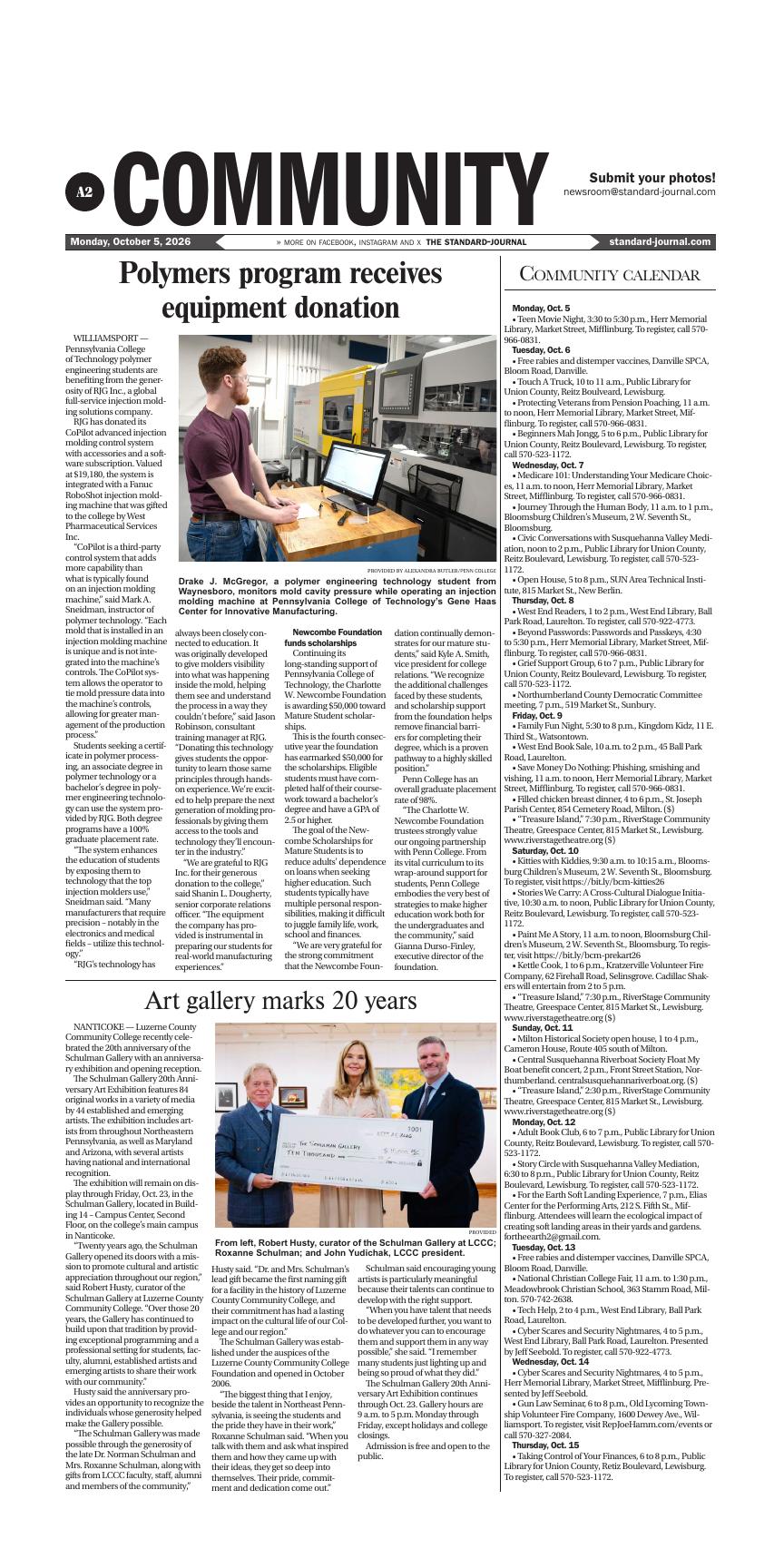 Page A1 | e-Edition | standard-journal.com