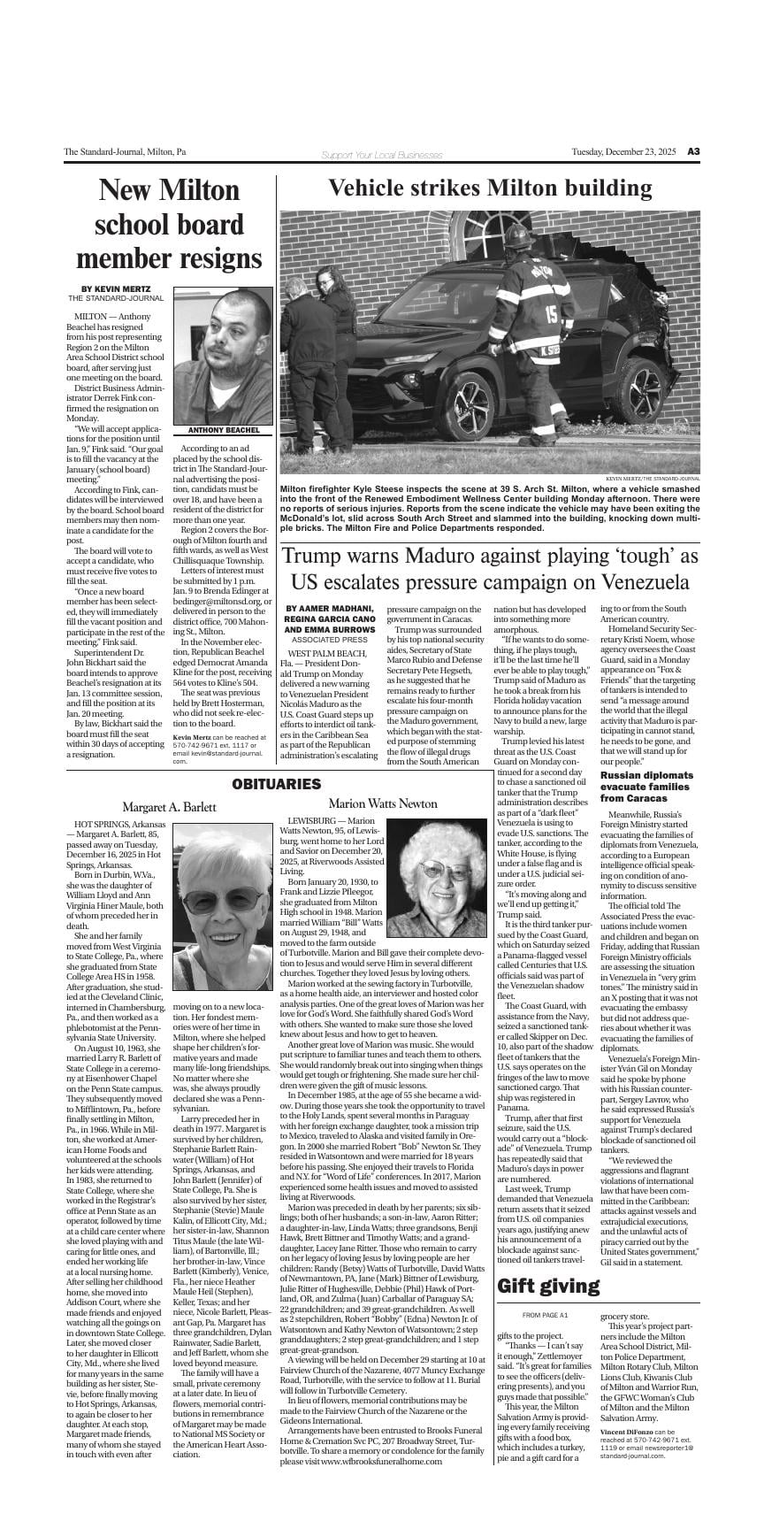 Page A3 | e-Edition | standard-journal.com