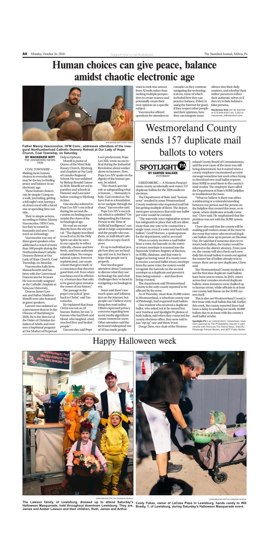 Button Being Clicked Page A3 | e-Edition | standard-journal.com