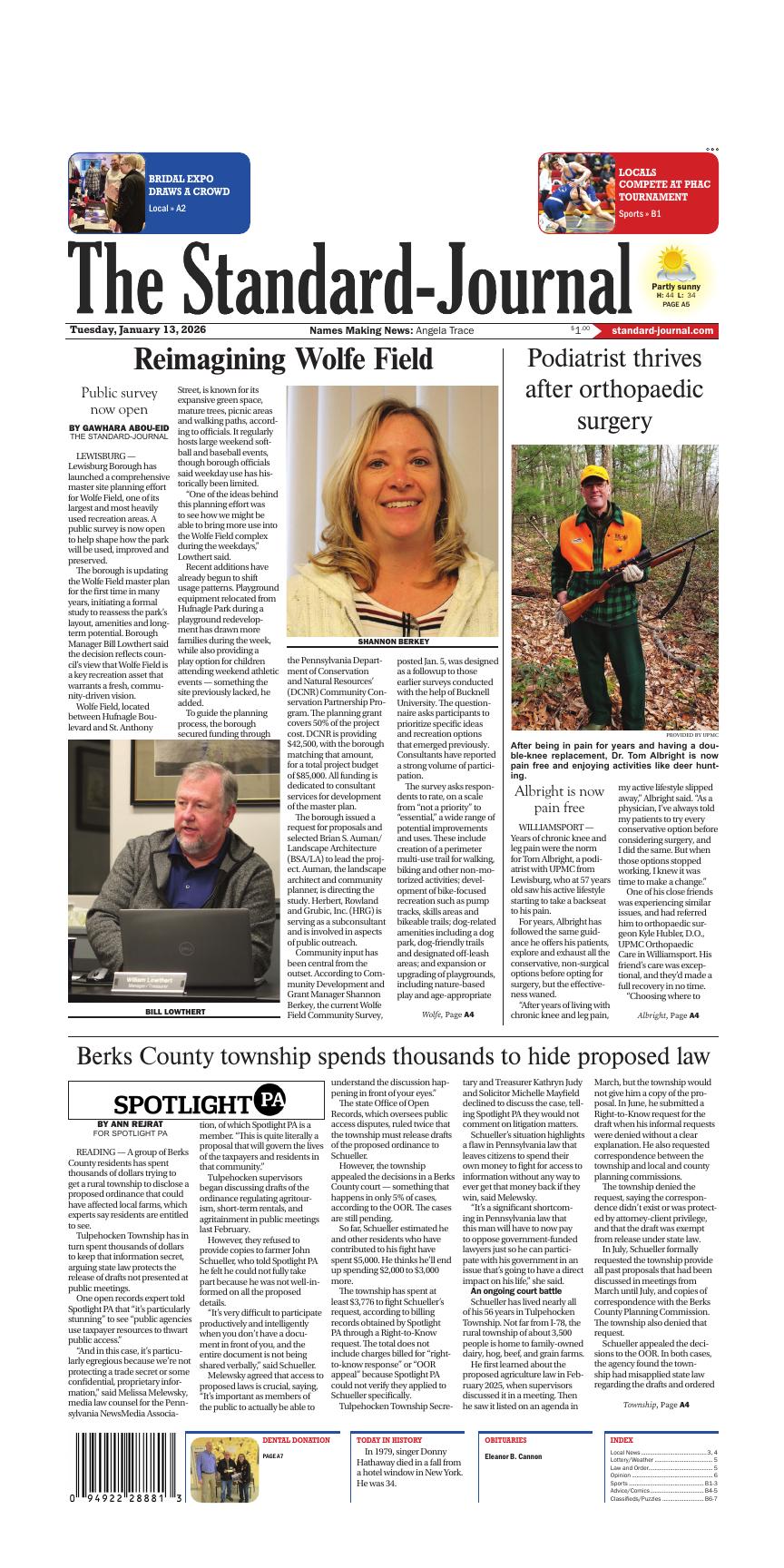 Page A1 | e-Edition | standard-journal.com