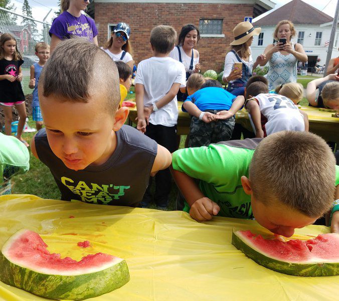 Watermelon eating contest brings messy fun Local News