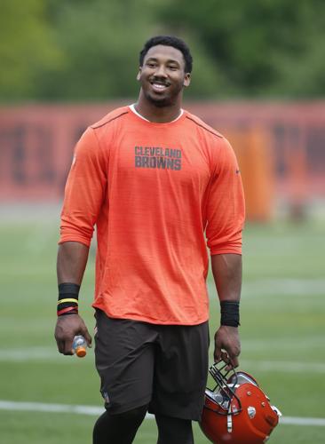 Myles Garrett-led defensive line unveiled at Cleveland Browns minicamp