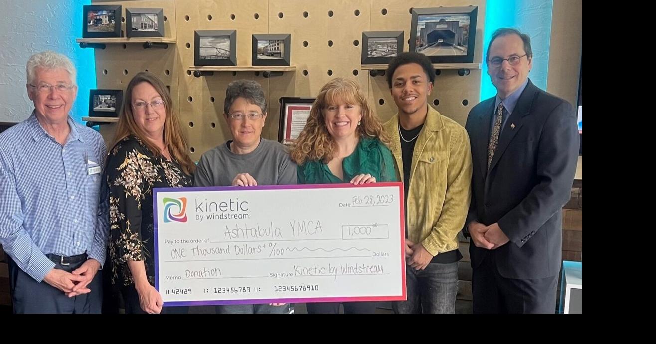 gives 1,000 to Ashtabula County YMCA News