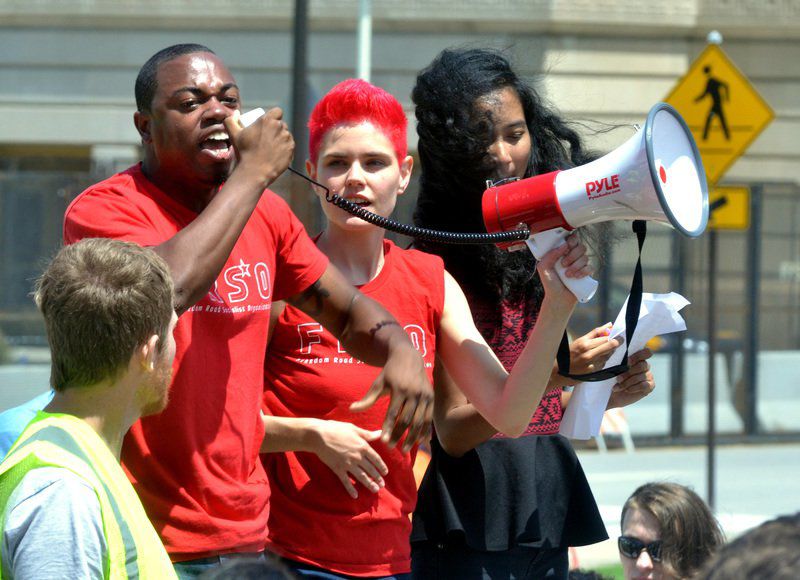 Â Protests remain largely peaceful