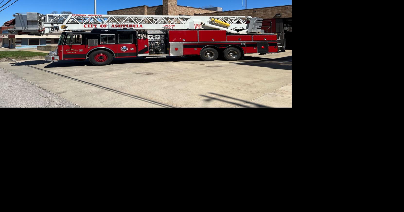 Ashtabula City Fire Department receives 1 million grant for new ladder