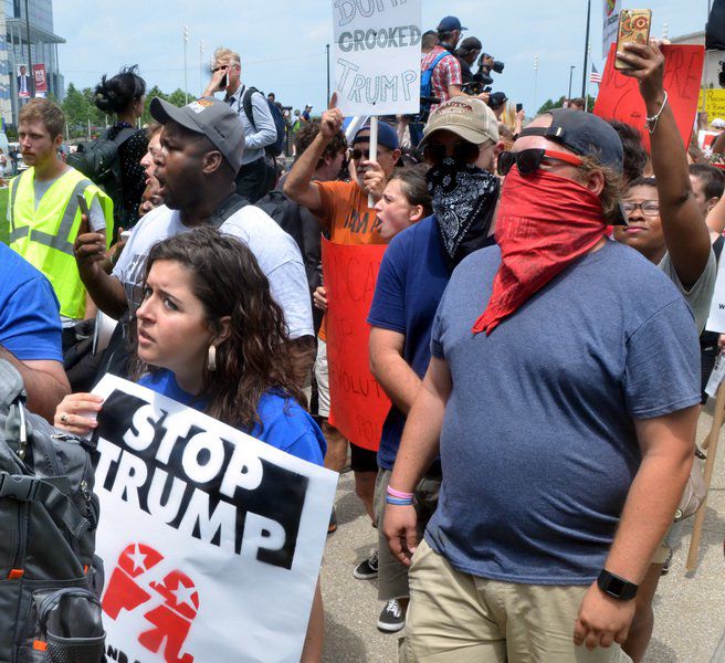 Â Protests remain largely peaceful
