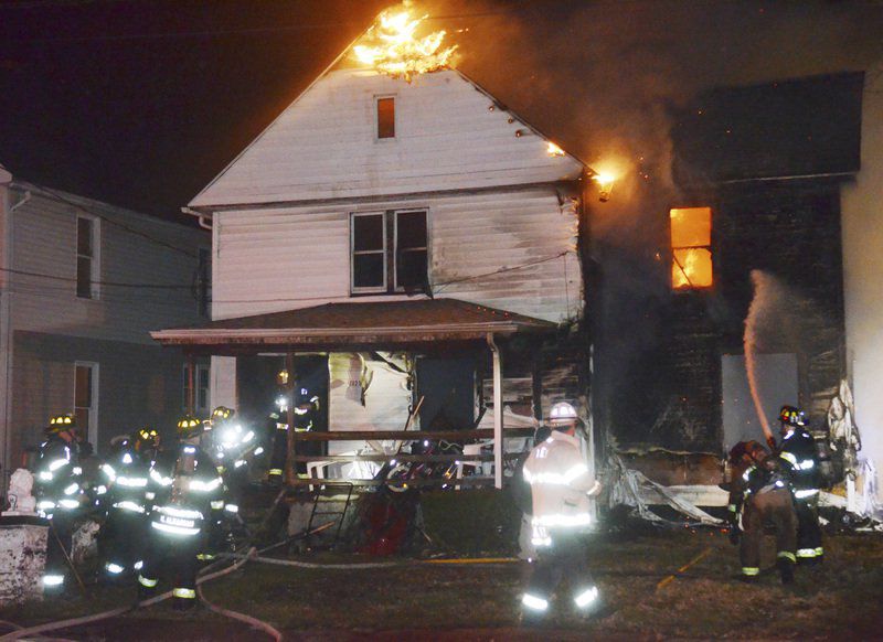 West 41st Street house fire destroys home, contents; big brother leads