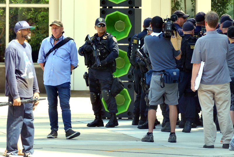 Â Protests remain largely peaceful
