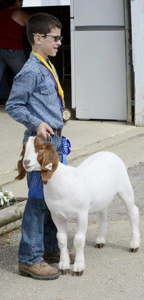 Hot and rainy, of course, on the first day of the Ashtabula County Fair